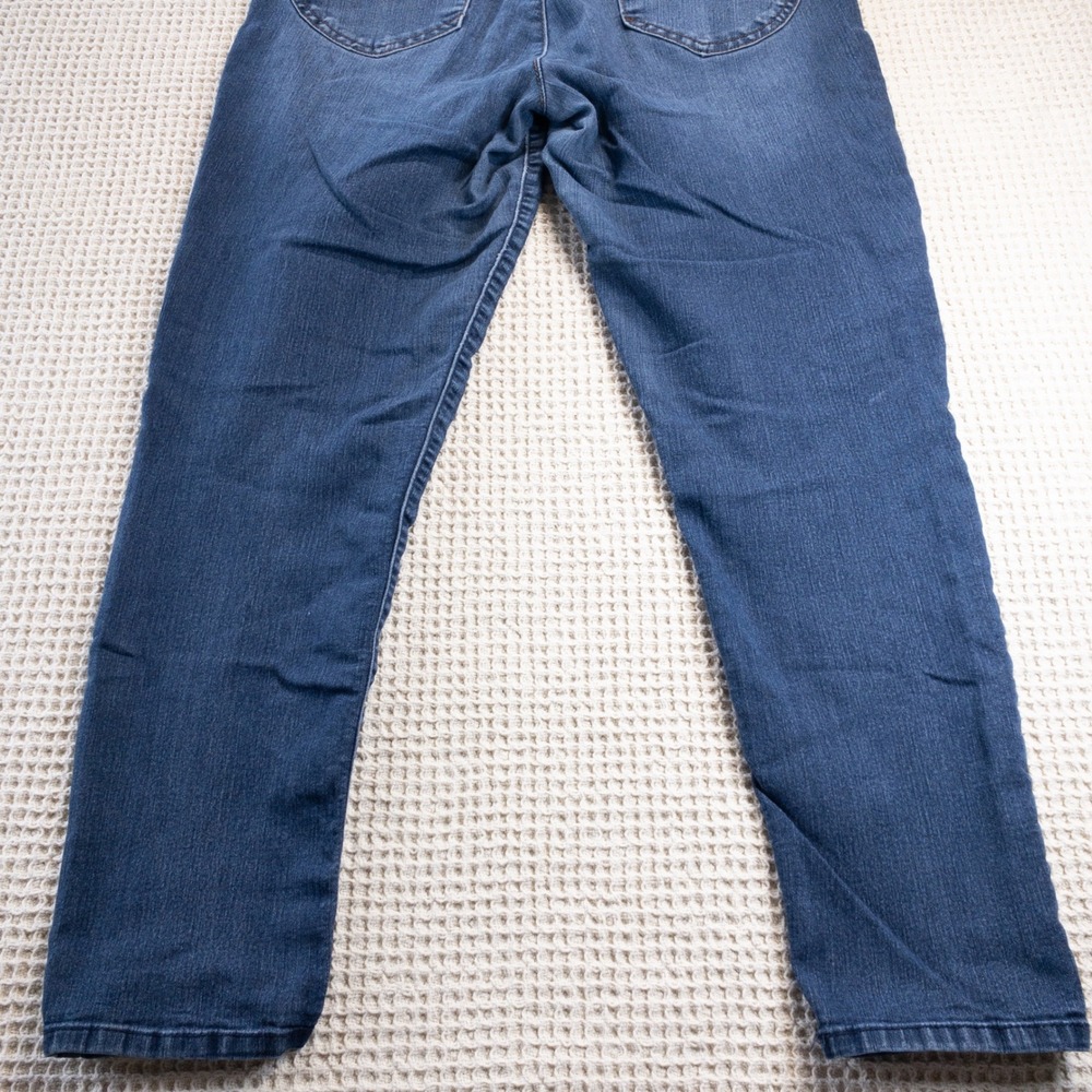 American Eagle Outfitters Low Rise Bootcut Jeans Medium Wash Blue Denim